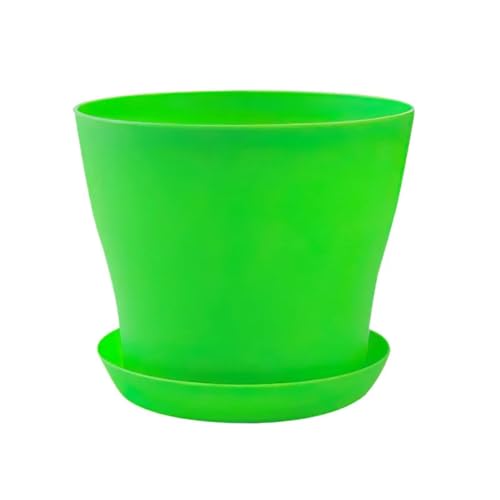 Terrarien für Blumenkübel Blumentopf, rund, Pflanzgefäße, Bonbonfarben, Topf, Büro, Schreibtisch, Balkon, Heim, Garten, Dekoration, Outdoor, Topf Flaschengarten(C,2XL 3000ML) von CQJJXKYC