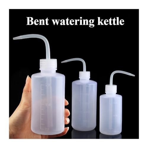Terrarien für Blumenkübel Flasche mit gebogenem Ausguss, scharfer Ausguss, Gießflasche, Werkzeug mit Skala, Quetschflasche, Bewässerung, Gartengeräte Flaschengarten(250ml) von CQJJXKYC