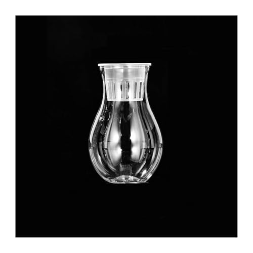 Terrarien für Blumenkübel Mini Hydrokultur Blumentopf Aquarium Transparent Kunststoff Soilless Pflanzentöpfe Pflanztopf Flaschengarten(D) von CQJJXKYC