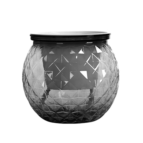 Terrarien für Blumenkübel Mini Selbstbewässernder Blumentopf Aquarium Transparente Kunststoff-Blumentöpfe Selbstbewässerungstopf Für Die Heimdekoration Flaschengarten(E) von CQJJXKYC