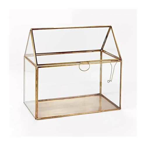 Terrarien für Blumenkübel Moderne unregelmäßige Glasvase, geometrischer Sukkulenten-Pflanzkasten, Terrarium-Behälter, tolles Geschenk Flaschengarten von CQJJXKYC