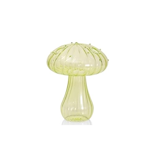 Terrarien für Blumenkübel Pilz Glas Blumenvase Hydroponischen FlowerTerrarium Blume Flasche Desktop Deco Aromatherapie Flasche Flaschengarten(S1) von CQJJXKYC