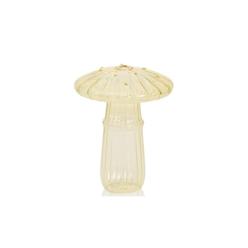 Terrarien für Blumenkübel Pilz Glas Blumenvase Hydroponischen FlowerTerrarium Blume Flasche Desktop Deco Aromatherapie Flasche Flaschengarten(S3) von CQJJXKYC