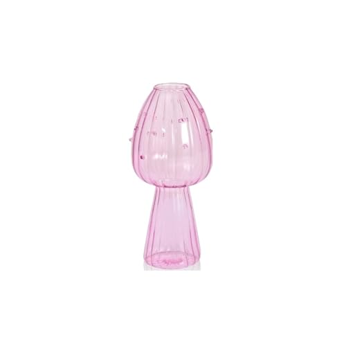Terrarien für Blumenkübel Pilz Glas Blumenvase Hydroponischen FlowerTerrarium Blume Flasche Desktop Deco Aromatherapie Flasche Flaschengarten(S5) von CQJJXKYC