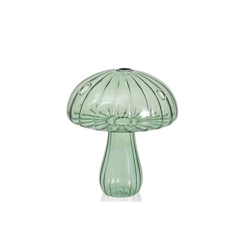 Terrarien für Blumenkübel Pilz Glas Blumenvase Hydroponischen FlowerTerrarium Blume Flasche Desktop Deco Aromatherapie Flasche Flaschengarten(S6) von CQJJXKYC