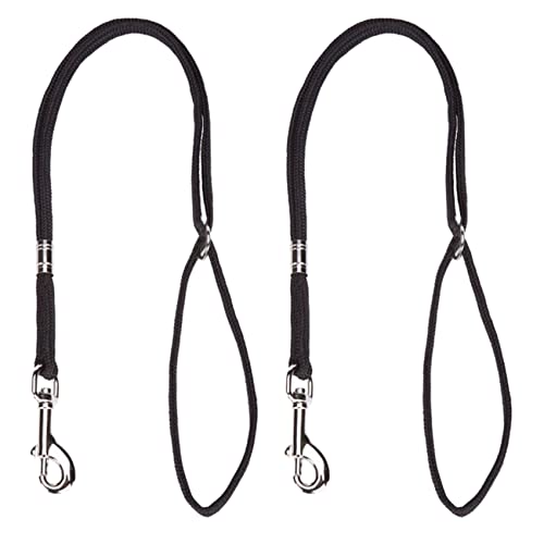 CRAKES 2 x Hundehalsband, Schnalle, Clip, Seil für Fellpflege, Tischarm, 52 cm von CRAKES