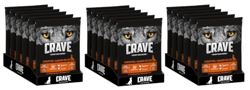 CRAVE Hund Beutel Adult mit Truthahn und Huhn 3X 6 x 1kg von CRAVE