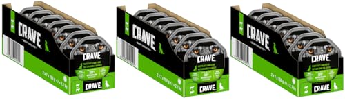 CRAVE Hund Schale Pastete mit Lamm und Rind 3 x 7 x 150g von CRAVE