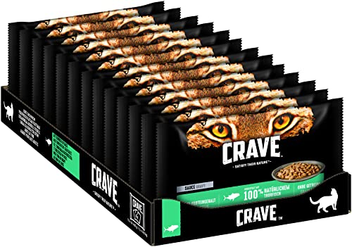 CRAVE Katze Portionsbeutel Multipack Sauce mit Thunfisch 13 x 4x85g von CRAVE