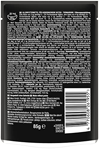 CRAVE Katze Portionsbeutel Sauce mit Huhn 85g von CRAVE