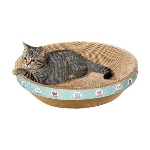 Katzen-Kratzbrett, Schlafmatte für Innenbereich, 43 x 43 x 10 cm von CRAZY LEDI