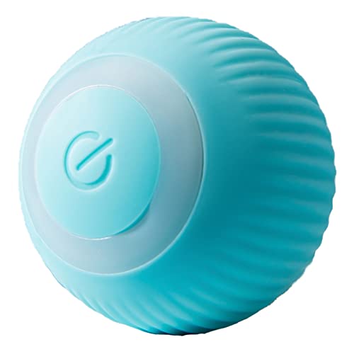 CRGANGZY Interaktiver Katzenspielzeug-Ball, USB wiederaufladbar, intelligenter Katzenball, Spielzeug für den Innenbereich, leise, automatisch, 360° drehbar, Katzenball, Spielzeug mit LED-Licht für Katzen und Kätzchen CRGANGZY Interaktiver Katzenspielzeug-Ball, USB wiederaufladbar, intelligenter Katzenball, Spielzeug für den Innenbereich, leise, automatisch, 360° drehbar, Katzenball, Spielzeug mit LED-Licht für Katzen und Kätzchen von CRGANGZY