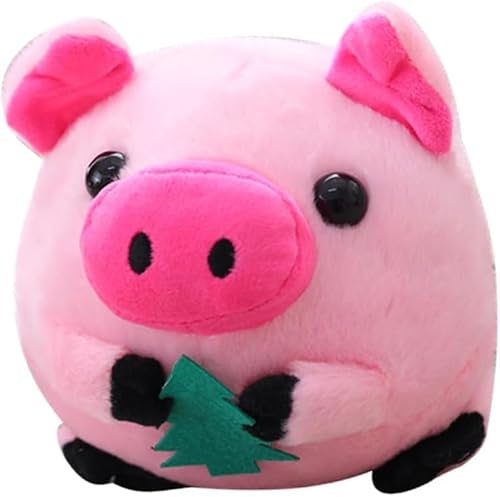 Aktiv bewegliches Haustier-Plüschspielzeug, bissfest, lustig, interaktives Quietschspielzeug, selbstbewegend, kaubar, for das Spielen von Hunden im Innenbereich/1010 (Color : Pink Pig) von CROKZ