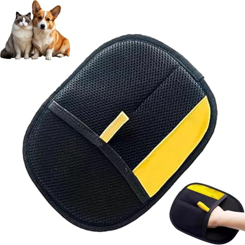 CRTZHA Altogether to Pet Handschuh, Pawlush Pro Handschuh, Altogether Tierhaarentferner, Elektrostatischer Handschuh zur Tierhaarentfernung, wiederverwendbar, doppelseitig (1PC) von CRTZHA