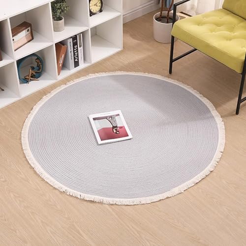 Nestoly Baumwollseil-Teppich für Katzen, Nestoly Katzenteppich, Baumwollseil-Teppich für Katzen, Premium-Baumwoll-Teppich – weich, strapazierfähig (Grey,32 Inch) von CRTZHA