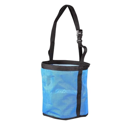 CSARPECT Heubeutel für Pferde, Langsames Füttern Heutasche- Nylon Dicker Verstellbarer Mesh Futterbeute Ziegen Futterbeutel Ponys Futtersack, für Artgerechte Fütterung, Verbessert Verdauung (Blue,M) CSARPECT Heubeutel für Pferde, Langsames Füttern Heutasche- Nylon Dicker Verstellbarer Mesh Futterbeute Ziegen Futterbeutel Ponys Futtersack, für Artgerechte Fütterung, Verbessert Verdauung (Blue,M) von CSARPECT