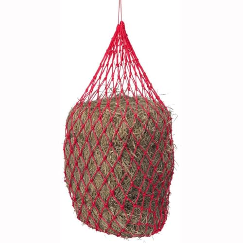CSARPECT Heunetz Pferde, Langsames Füttern Engmaschig Heubeutel Artgerechte Fütterung, Verbessert Verdauung Nylon Dicker Verstellbarer Heutasche Stroh Futterbeutel, Pferde Schafe Ziegen (Red,36inch5) CSARPECT Heunetz Pferde, Langsames Füttern Engmaschig Heubeutel Artgerechte Fütterung, Verbessert Verdauung Nylon Dicker Verstellbarer Heutasche Stroh Futterbeutel, Pferde Schafe Ziegen (Red,36inch5) von CSARPECT