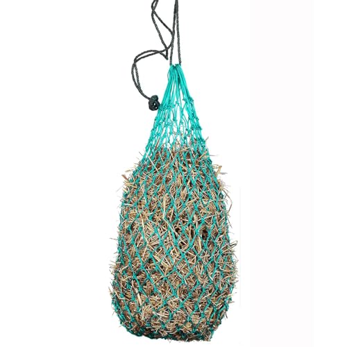 Heunetz Pferde, Langsames Füttern Engmaschig Heubeutel Artgerechte Fütterung, Verbessert Verdauung Nylon Dicker Verstellbarer Heutasche Stroh Futterbeutel, Pferde Schafe Ziegen (Lake blue,40inch1.5") Heunetz Pferde, Langsames Füttern Engmaschig Heubeutel Artgerechte Fütterung, Verbessert Verdauung Nylon Dicker Verstellbarer Heutasche Stroh Futterbeutel, Pferde Schafe Ziegen (Lake blue,40inch1.5") von CSARPECT