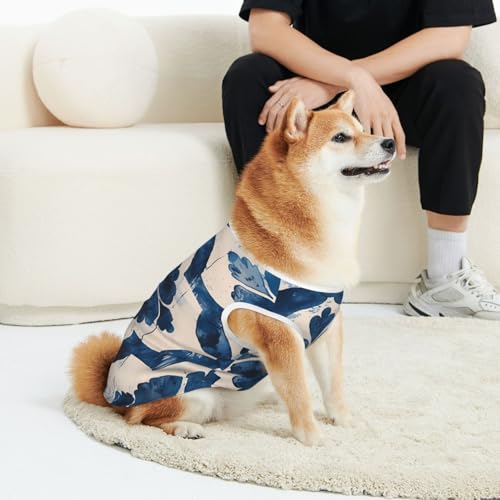 CSIVKEJ Haustierbekleidung für Katzen und Hunde, Mandala-Blau, weich, niedlich, Welpen, Weste, für kleine, mittelgroße und große Hunde CSIVKEJ Haustierbekleidung für Katzen und Hunde, Mandala-Blau, weich, niedlich, Welpen, Weste, für kleine, mittelgroße und große Hunde von CSIVKEJ
