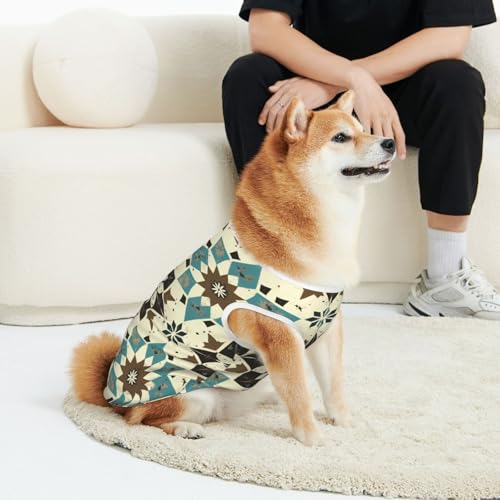 CSIVKEJ Haustierbekleidung für Katzen und Hunde, Mandala-Druck, weich, niedlich, Welpen, Weste, kleine, mittelgroße und große Hunde CSIVKEJ Haustierbekleidung für Katzen und Hunde, Mandala-Druck, weich, niedlich, Welpen, Weste, kleine, mittelgroße und große Hunde von CSIVKEJ
