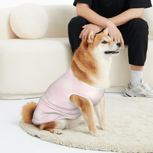 CSIVKEJ Haustierbekleidung für Katzen und Hunde, mit Weihnachtsdruck, weich, niedlich, für kleine und mittelgroße Hunde, Rosa CSIVKEJ Haustierbekleidung für Katzen und Hunde, mit Weihnachtsdruck, weich, niedlich, für kleine und mittelgroße Hunde, Rosa von CSIVKEJ