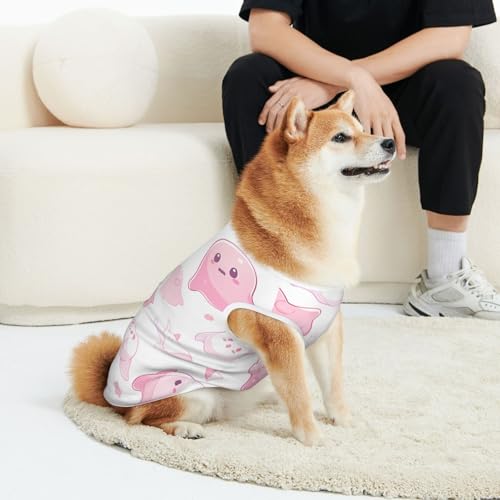 CSIVKEJ Haustierbekleidung für Katzen und Hunde, weich, niedlich, für kleine und mittelgroße Hunde, Rosa von CSIVKEJ