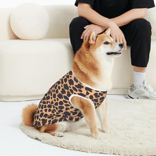 CSIVKEJ Hunde-T-Shirt für Katzen und Hunde, weich, niedlich, für kleine und mittelgroße Hunde, Braun / Schwarz CSIVKEJ Hunde-T-Shirt für Katzen und Hunde, weich, niedlich, für kleine und mittelgroße Hunde, Braun / Schwarz von CSIVKEJ