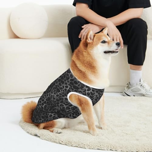 CSIVKEJ Hunde-T-Shirt für Katzen und Hunde, weich, niedlich, für kleine und mittelgroße Hunde, Braun / Schwarz CSIVKEJ Hunde-T-Shirt für Katzen und Hunde, weich, niedlich, für kleine und mittelgroße Hunde, Braun / Schwarz von CSIVKEJ