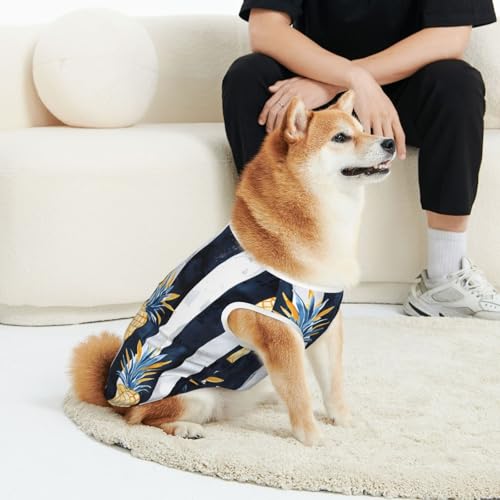 CSIVKEJ Hunde-T-Shirt mit Ananas-Aufdruck, für Katzen und Hunde, weich, niedlich, für kleine, mittelgroße und große Hunde CSIVKEJ Hunde-T-Shirt mit Ananas-Aufdruck, für Katzen und Hunde, weich, niedlich, für kleine, mittelgroße und große Hunde von CSIVKEJ