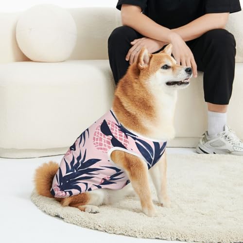 CSIVKEJ Hunde-T-Shirt mit Ananas-Aufdruck, für Katzen und Hunde, weich, niedlich, für kleine, mittelgroße und große Hunde CSIVKEJ Hunde-T-Shirt mit Ananas-Aufdruck, für Katzen und Hunde, weich, niedlich, für kleine, mittelgroße und große Hunde von CSIVKEJ