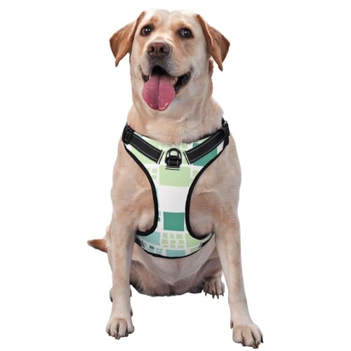 CSIVKEJ Hundegeschirr und Leine, Anti-Zieh-Leine für mittelgroße, kleine und große Hunde, reflektierend, Anti-Erstickung, Oxford-Weste mit leicht zu kontrollierendem Griff für Training oder CSIVKEJ Hundegeschirr und Leine, Anti-Zieh-Leine für mittelgroße, kleine und große Hunde, reflektierend, Anti-Erstickung, Oxford-Weste mit leicht zu kontrollierendem Griff für Training oder von CSIVKEJ