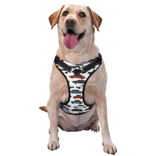 CSIVKEJ Hundegeschirr und Leine, Anti-Zieh-Leine für mittelgroße, kleine und große Hunde, reflektierend, Anti-Erstickung, Oxford-Weste mit leicht zu kontrollierendem Griff für Training oder CSIVKEJ Hundegeschirr und Leine, Anti-Zieh-Leine für mittelgroße, kleine und große Hunde, reflektierend, Anti-Erstickung, Oxford-Weste mit leicht zu kontrollierendem Griff für Training oder von CSIVKEJ