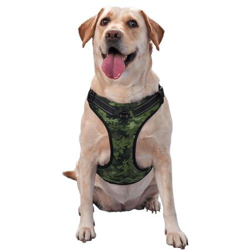 CSIVKEJ Hundegeschirr und Leine, Anti-Zieh-Leine für mittelgroße, kleine und große Hunde, reflektierend, Anti-Erstickung, Oxford-Weste mit leicht zu kontrollierendem Griff für Training oder CSIVKEJ Hundegeschirr und Leine, Anti-Zieh-Leine für mittelgroße, kleine und große Hunde, reflektierend, Anti-Erstickung, Oxford-Weste mit leicht zu kontrollierendem Griff für Training oder von CSIVKEJ