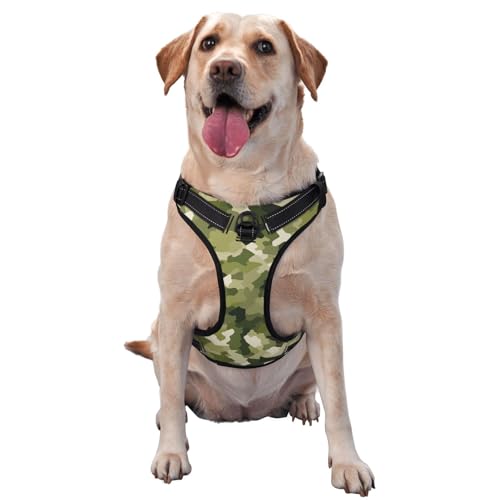 CSIVKEJ Hundegeschirr und Leine, Anti-Zieh-Leine für mittelgroße, kleine und große Hunde, reflektierend, Anti-Erstickung, Oxford-Weste mit leicht zu kontrollierendem Griff für Training oder CSIVKEJ Hundegeschirr und Leine, Anti-Zieh-Leine für mittelgroße, kleine und große Hunde, reflektierend, Anti-Erstickung, Oxford-Weste mit leicht zu kontrollierendem Griff für Training oder von CSIVKEJ