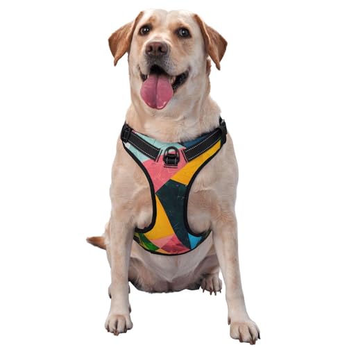 CSIVKEJ Hundegeschirr und Leine, Anti-Zieh-Leine für mittelgroße, kleine und große Hunde, reflektierend, Anti-Erstickung, Oxford-Weste mit leicht zu kontrollierendem Griff für Training oder CSIVKEJ Hundegeschirr und Leine, Anti-Zieh-Leine für mittelgroße, kleine und große Hunde, reflektierend, Anti-Erstickung, Oxford-Weste mit leicht zu kontrollierendem Griff für Training oder von CSIVKEJ