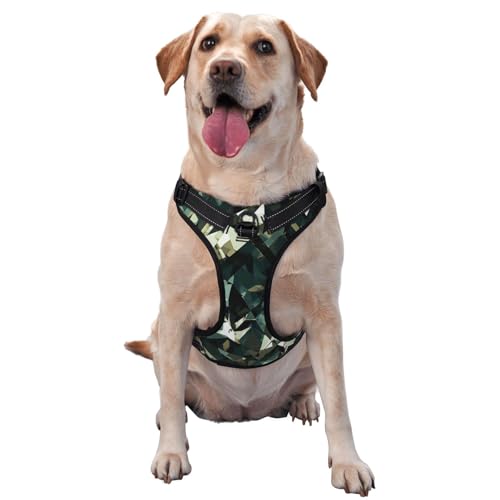 CSIVKEJ Hundegeschirr und Leine, Anti-Zieh-Leine für mittelgroße, kleine und große Hunde, reflektierend, Anti-Erstickung, Oxford-Weste mit leicht zu kontrollierendem Griff für Training oder CSIVKEJ Hundegeschirr und Leine, Anti-Zieh-Leine für mittelgroße, kleine und große Hunde, reflektierend, Anti-Erstickung, Oxford-Weste mit leicht zu kontrollierendem Griff für Training oder von CSIVKEJ