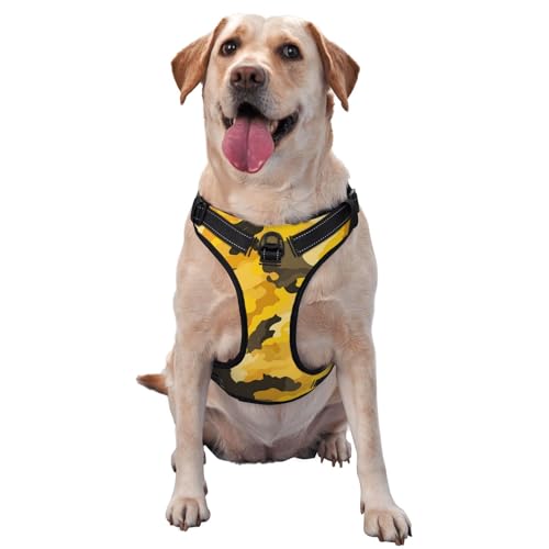 CSIVKEJ Hundeleinen-Weste, kein Ziehen, für mittelgroße und große Hunde, reflektierend, Anti-Erstickung, Oxford-Weste mit leicht zu kontrollierendem Griff für Training oder Spazierengehen. CSIVKEJ Hundeleinen-Weste, kein Ziehen, für mittelgroße und große Hunde, reflektierend, Anti-Erstickung, Oxford-Weste mit leicht zu kontrollierendem Griff für Training oder Spazierengehen. von CSIVKEJ