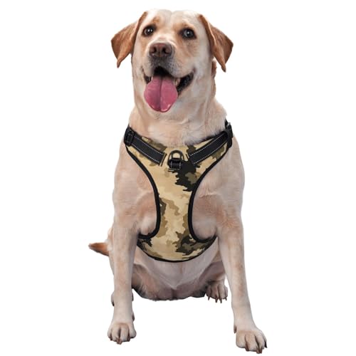 CSIVKEJ Hundeleinen-Weste, kein Ziehen, für mittelgroße und große Hunde, reflektierend, Anti-Erstickung, Oxford-Weste mit leicht zu kontrollierendem Griff für Training oder Spazierengehen. CSIVKEJ Hundeleinen-Weste, kein Ziehen, für mittelgroße und große Hunde, reflektierend, Anti-Erstickung, Oxford-Weste mit leicht zu kontrollierendem Griff für Training oder Spazierengehen. von CSIVKEJ