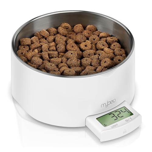 Futternapf und Trinknapf Edelstahl mit integrierter Waage - Hundenapf - bis 5 kg - herausnehmbarer Napf 1000 ml - Tara Zuwiegefunktion - LCD Display - für Hunde und Katzen - Barfer - Fressnapf Futternapf und Trinknapf Edelstahl mit integrierter Waage - Hundenapf - bis 5 kg - herausnehmbarer Napf 1000 ml - Tara Zuwiegefunktion - LCD Display - für Hunde und Katzen - Barfer - Fressnapf von CSL-Computer