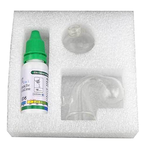CSXMONEY CO2 Drop Checker 15ml Aquarium Monitor mit Saugnapf Aquarium Ausrüstung von CSXMONEY