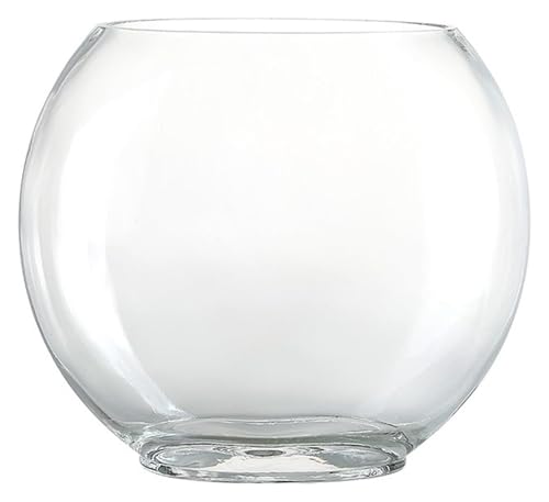 CSYQPDMBDL Kugelaquarium, Goldfischglas, Ovales Glas, kleines Goldfisch-Aquarium, Heim-Desktop-Dekoration, transparentes Glas, Fischglas(Large) von CSYQPDMBDL