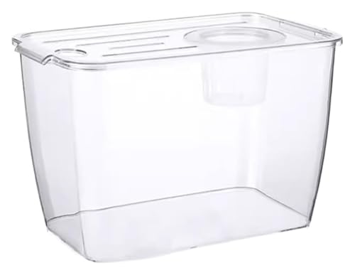 CSYQPDMBDL Kugelaquarium, Goldfischglas, Quadratisches Aquarium aus Acryl mit atmungsaktivem Deckel, transparentes kleines Fischzuchtbecken, multifunktionale Aufbewahrungsbox CSYQPDMBDL Kugelaquarium, Goldfischglas, Quadratisches Aquarium aus Acryl mit atmungsaktivem Deckel, transparentes kleines Fischzuchtbecken, multifunktionale Aufbewahrungsbox von CSYQPDMBDL