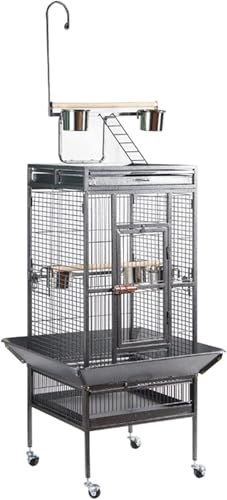 Vogelkäfig, Vogelkäfig, Flugkäfige für Vögel mit Halterung und Bodenplatte für Nymphensittiche, Nymphensittiche, unzertrennliche Flugstangen, Vogelkäfig Vogelkäfig, Vogelkäfig, Flugkäfige für Vögel mit Halterung und Bodenplatte für Nymphensittiche, Nymphensittiche, unzertrennliche Flugstangen, Vogelkäfig von CSYQPDMBDL