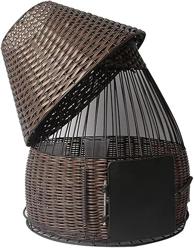 Vogelkäfig, Vogelkäfig, Vogelkäfig mit Halterung, handgefertigt, Universalkäfig für Haustiere, Vogelkäfig mit Tür zur seitlichen Öffnung Vogelkäfig, Vogelkäfig, Vogelkäfig mit Halterung, handgefertigt, Universalkäfig für Haustiere, Vogelkäfig mit Tür zur seitlichen Öffnung von CSYQPDMBDL