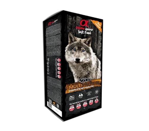 Alpha Spirit Multiprotein Halbnassfutter für Hunde (9 kg) von CT-TRONICS