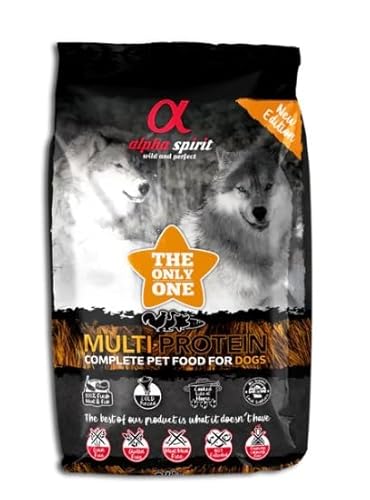 Alpha Spirit Multiprotein Trockenfutter für Hunde (3 kg) von CT-TRONICS