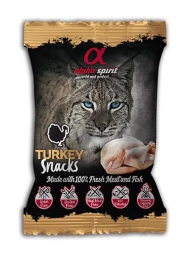 Alpha Spirit Snack für Katzen, 12 x 50 g (Vogel) von CT-TRONICS