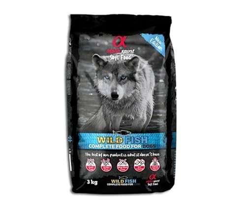 Alpha Spirit Wild Fish Semi-Nassfutter für Hunde, 3 kg von CT-TRONICS