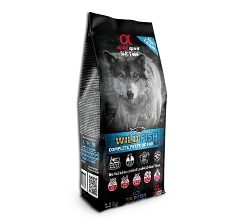 Alpha Spirit Wild Fish Semi-Nassfutter für Hunde (1,5 kg) von CT-TRONICS