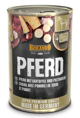 Belando Super Premium Nassfutter für Hunde, 6 Dosen x 400 g (Pferd mit Kartoffeln und Pastinaken) von CT-TRONICS
